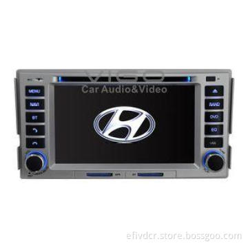 A2DP 2006 - 2011 Hyundai Santa Fe Sat Nav with Radio GPS Bl